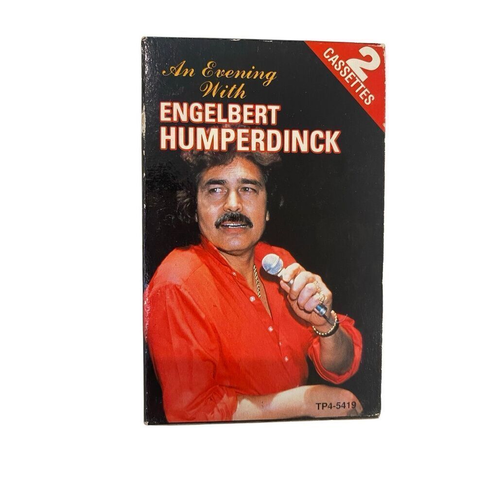 An Evening With Engelbert Humperdinck 2 Cassette Set Madacy TP4-5419 Easy Listen
